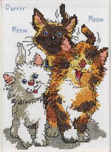 Cat Cross Stitch Kit