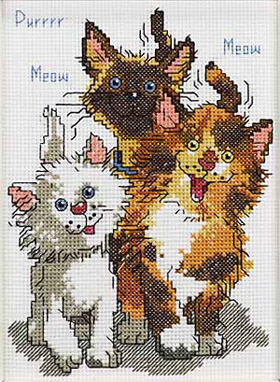 Cat Cross Stitch kit