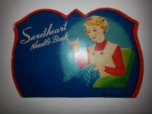 Vintage Sweet Heart Needle Case
