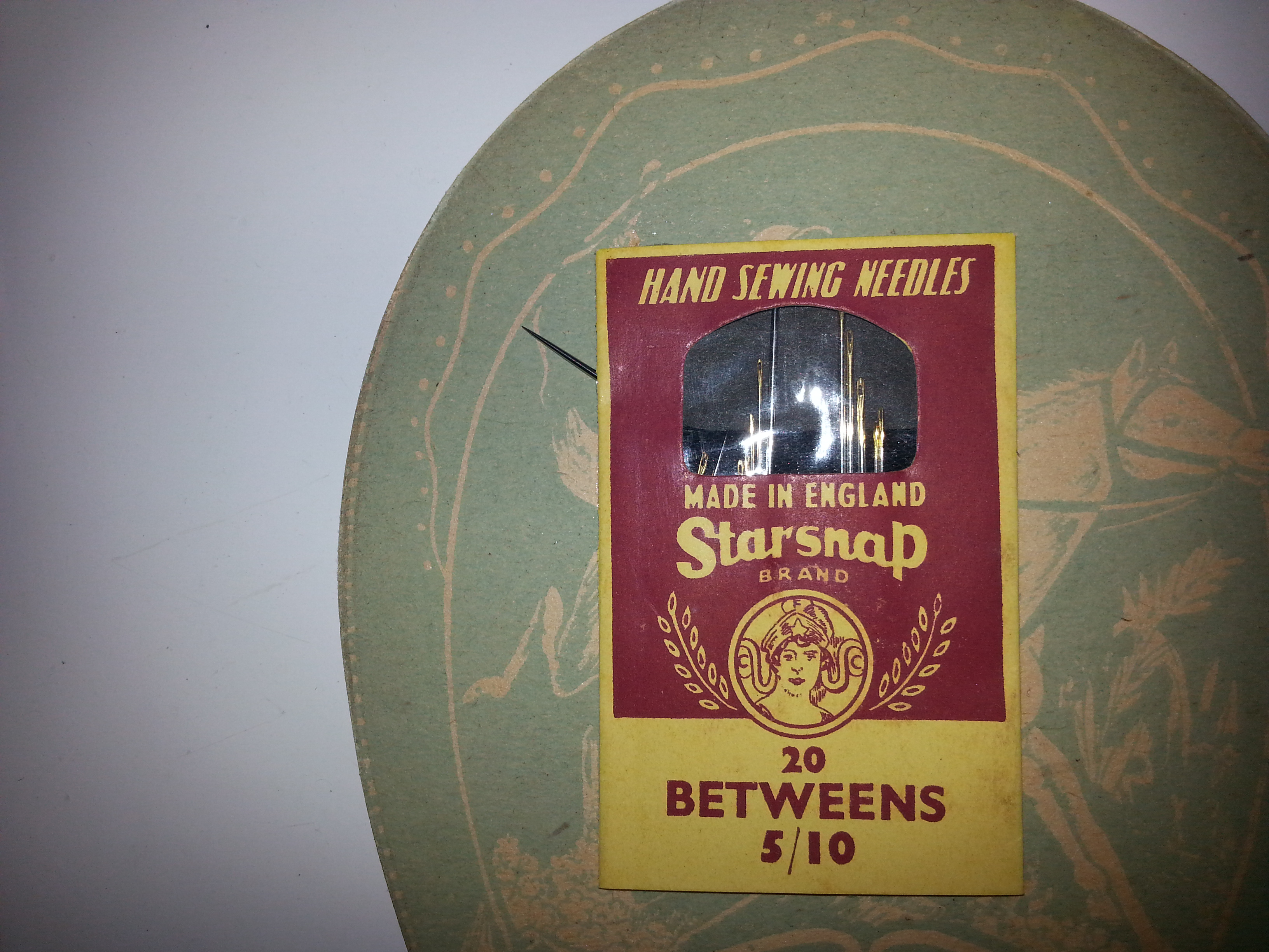 Open Vintage Needle Case