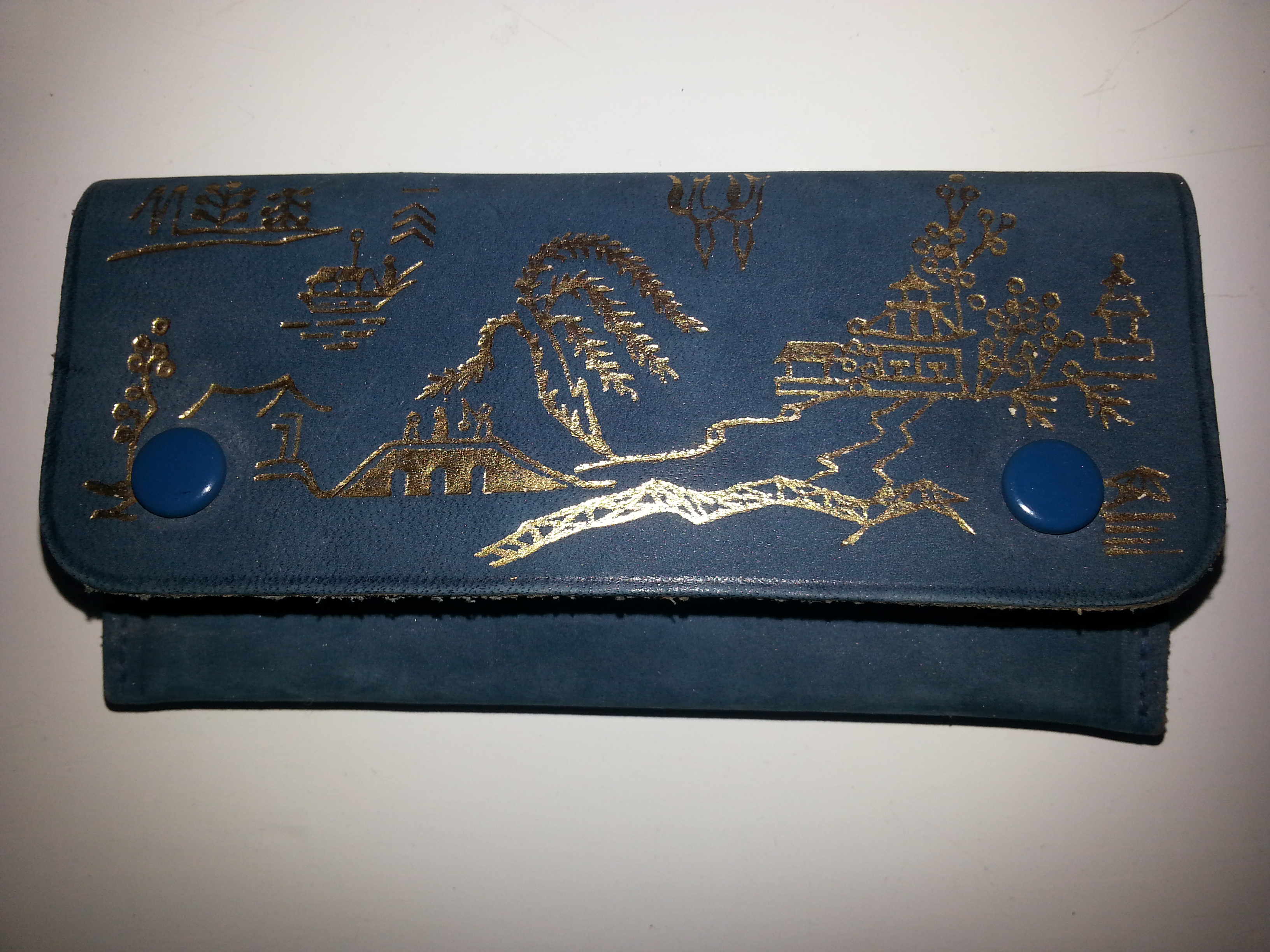 Suede Needle Case