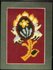 Close Up Of Design - Flower - Tapestry