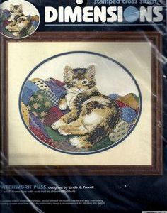 Calico Cat Cross Stitch Kit