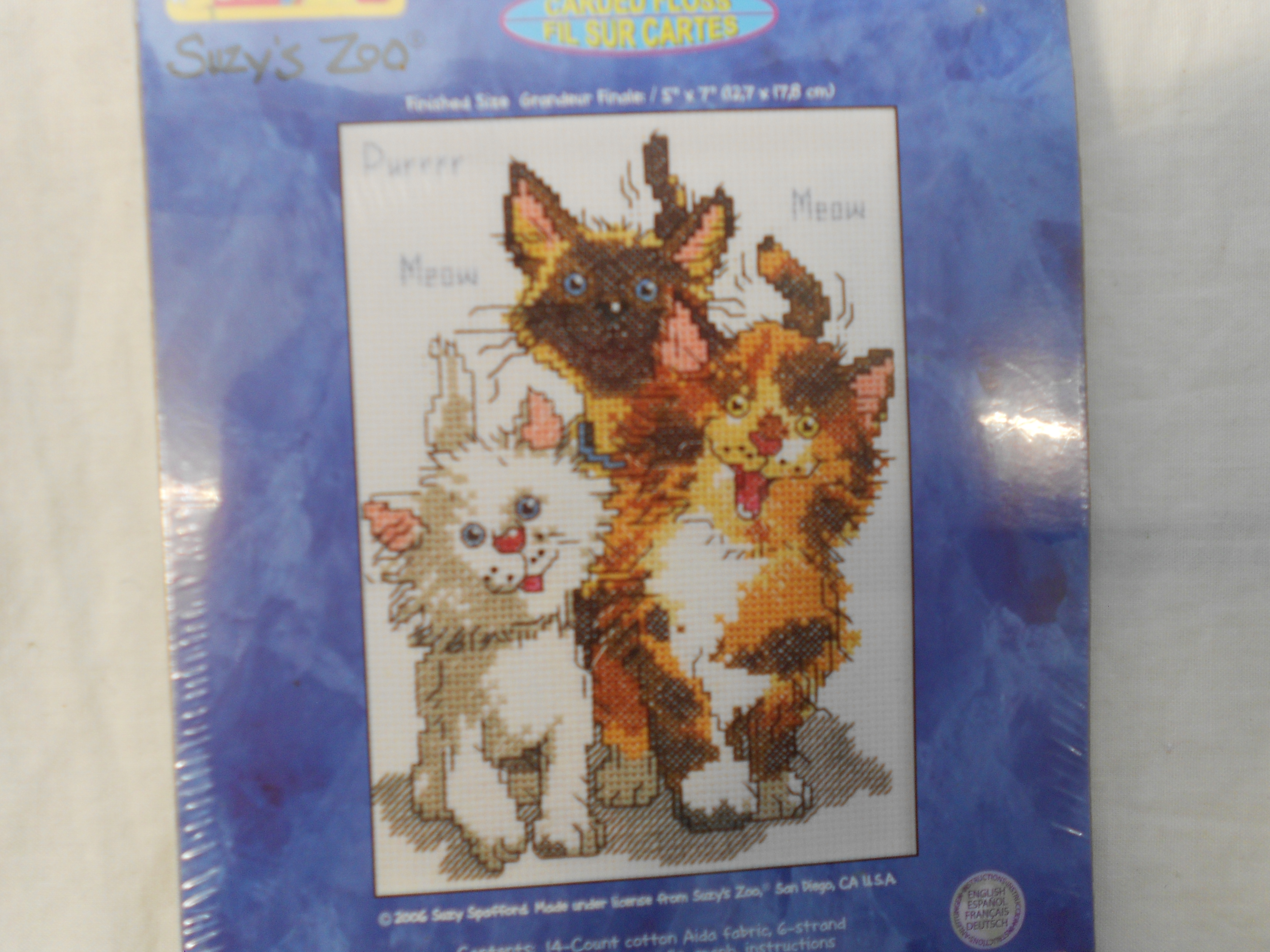 Cat Cross Stitch Kit