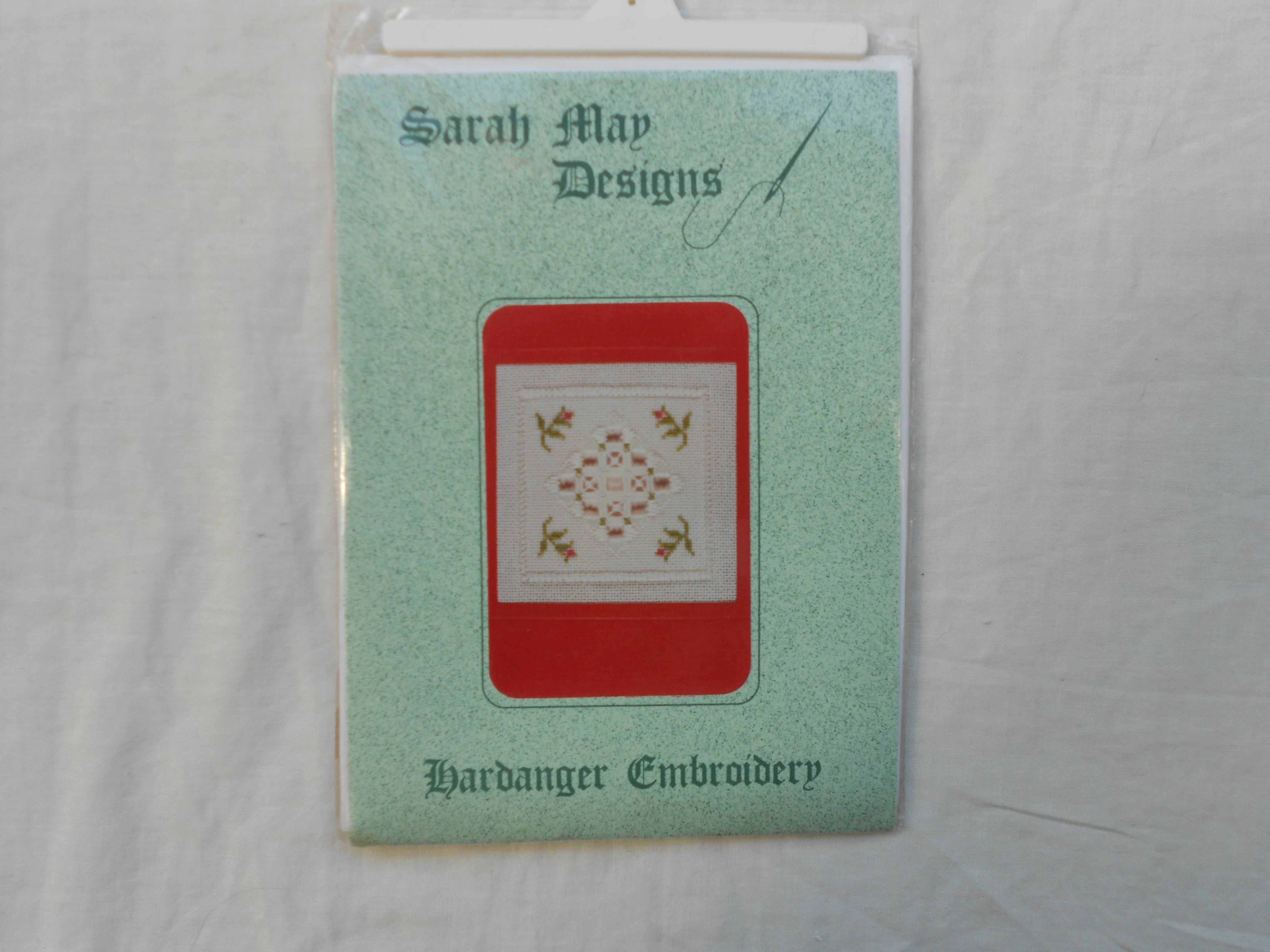 White Hardanger Card Kit
