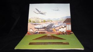 Open Aeroplane Needle Case