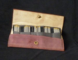 Open Dark Needle Case