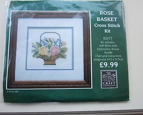 Bowl Of Flowers Cross Stitch Kit