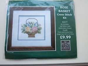 Bowl Of Flowers Cross Stitch Kit