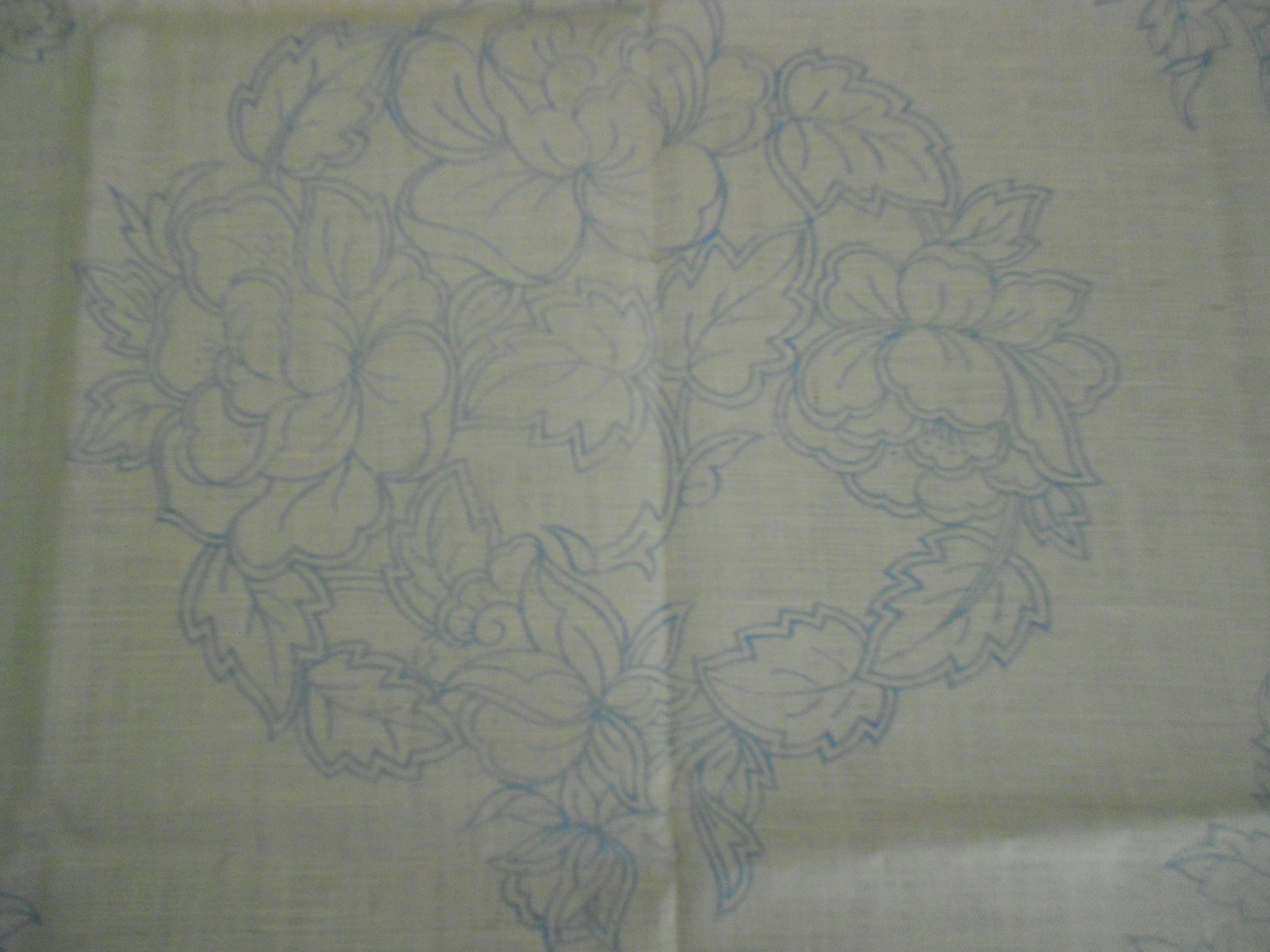 Vintage Floral Cushion Front