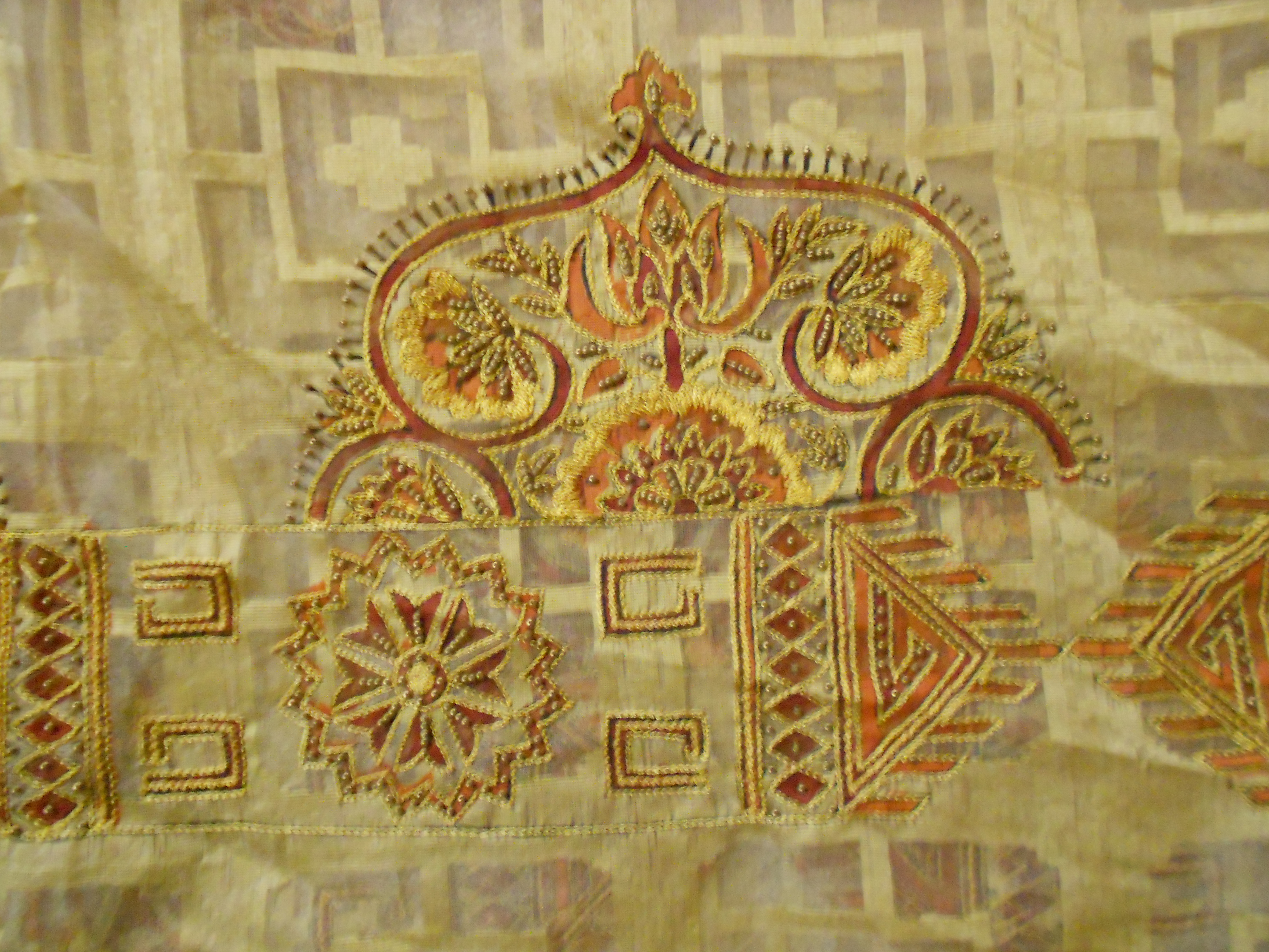 Beaded Gold Cloth